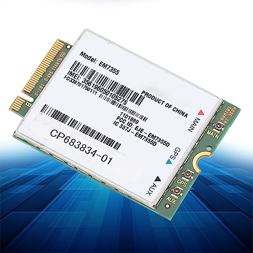CHICIRIS Module LTE 4G Authentique EM7355 100 Mbps Notebook intégré pour // Sprint, Interface NGFF, Support UMTS/WCDMA/HSPA, pour Les Netbooks/Ordinateurs Portables