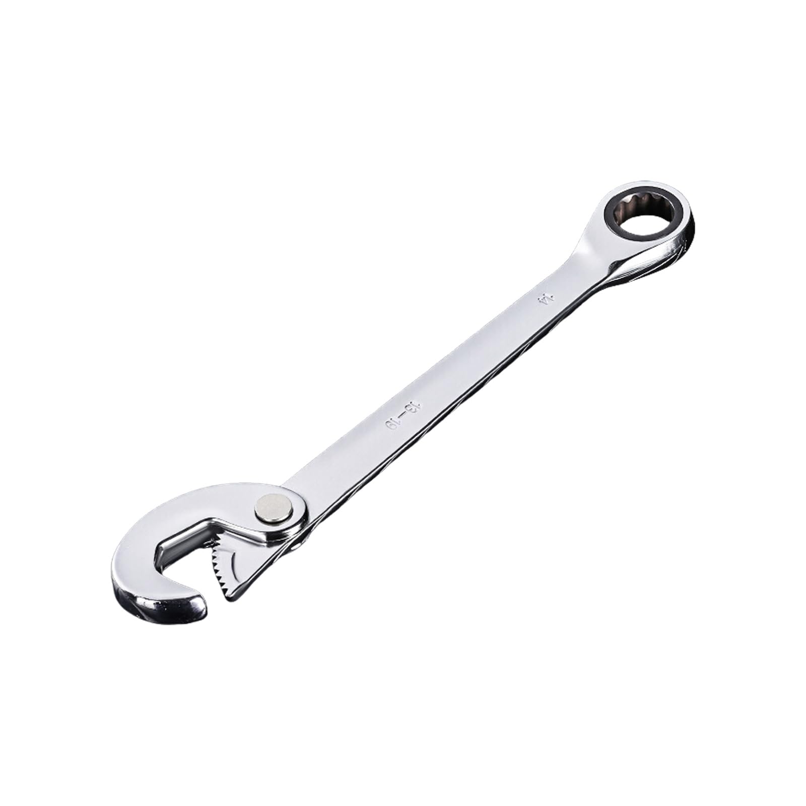 Tsophreniq Durability Alloy Steel Ratcheting Wrench Nonslip Grip Compactly Tool For Tight Space Maintenance Fast Bolt Tightening Alloy Steel Ratcheting Wrench