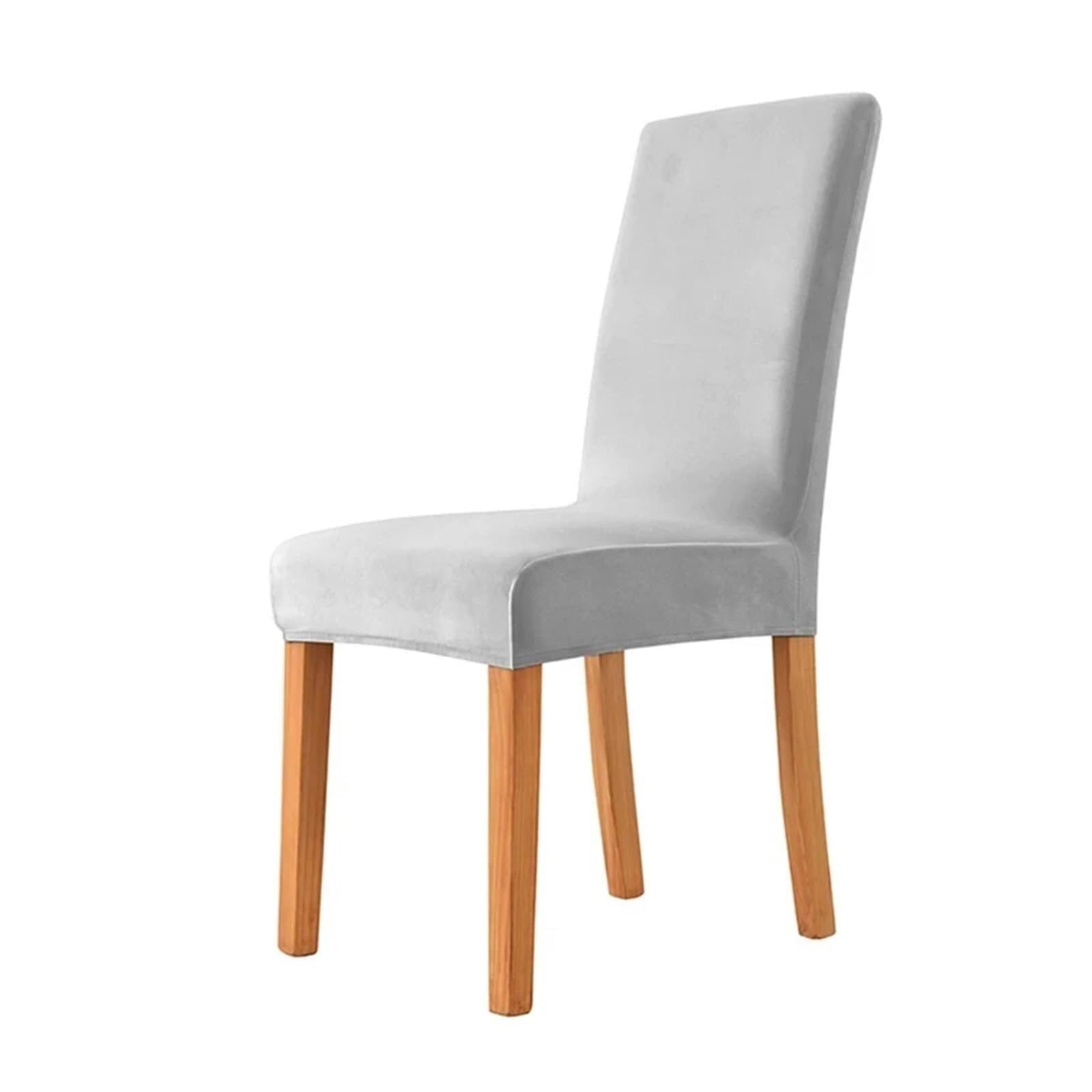 NMVAWIPT 4Pcs Jacquard Dining Chair Covers - Elastic Stretch Slipcovers Protectors For Hotels, Banquets & Ceremonies Home Decor(1#)