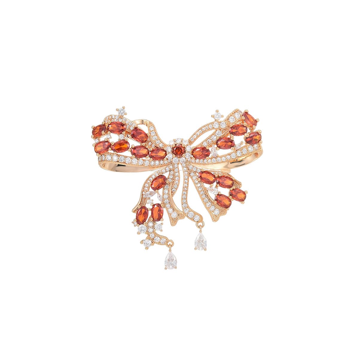 Pearl Flower Brooch and Pins for Women Gold Butterfly Bow Elegant Pin Christmas Gift Jewelry