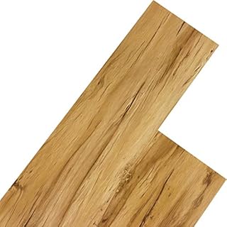 STILISTA Vinyl Laminat Dielen, 15 Dekors wählbar, 5,07m² oder 20m², rutschfest, wasserfest, schwer entflammbar - 20m² Apfelholz warm
