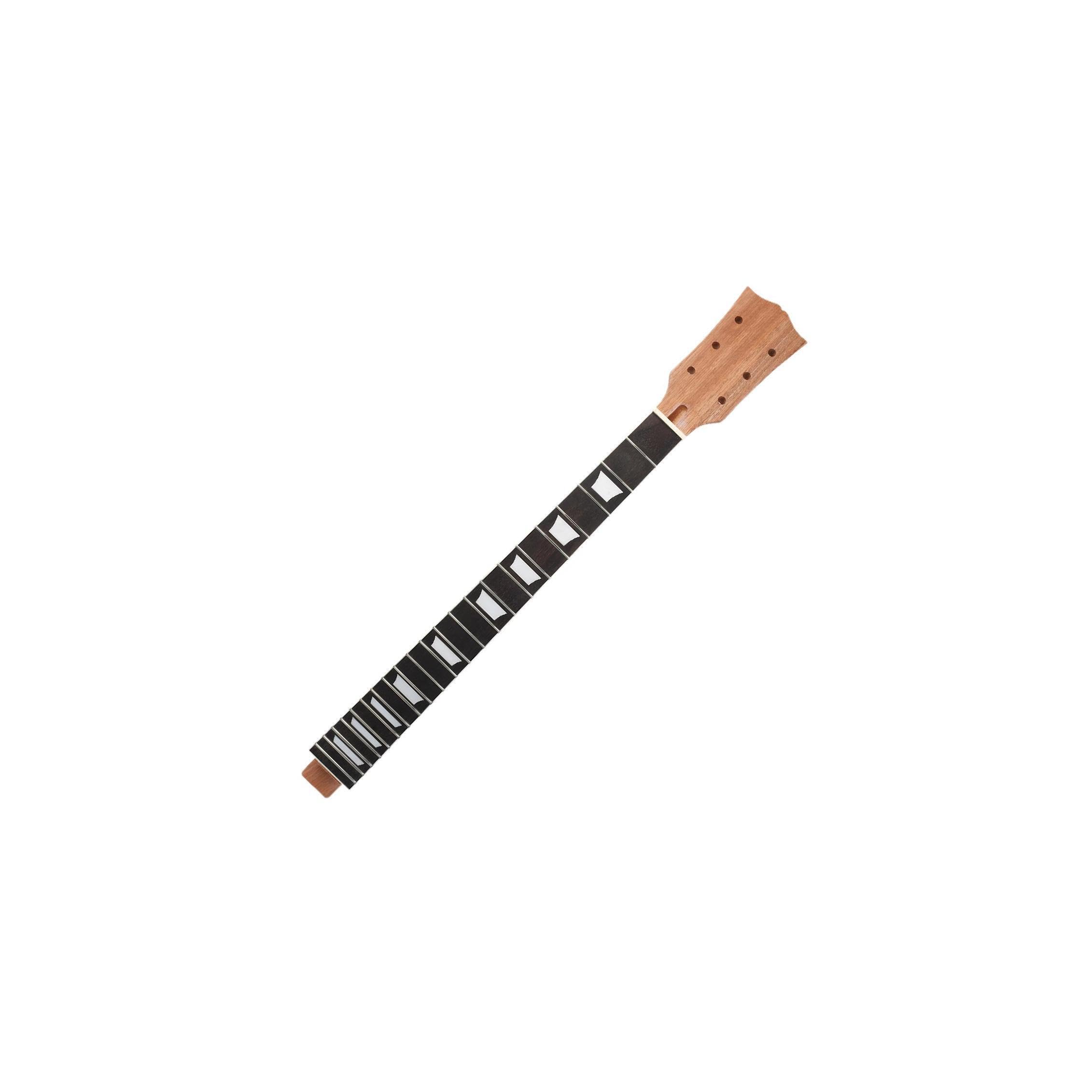 Manico per chitarra, corpo della chitarra con 24 tasti, strumento | dall'estetica incompiuta per musicisti, manico per , corpo della grezzo, tastiera in palissandro elettrico a 22 tasti