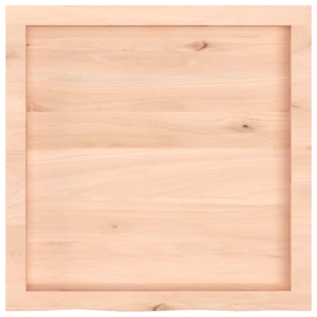 Blat stołu 60x60x(2-6) cm lite drewno dąb nieobrobiony