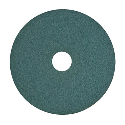 VSM 91603 Resin Fiber Disc, Blue, Coarse Grade, Fiber Backing, Zirconia, 24 Grit, 7 X 7/8 Arbor Hole, Pack of 50