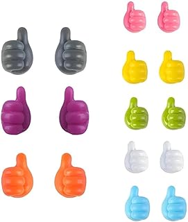 منظم - أسلاك ملونة - 10 قطع: مثالي للحفاظ على كابلاتك مرتبة ومنظمة، مثالي للاستخدام في المنزل أو المكتب أو الاستوديو، يعزز مساحة العمل الخاصة بك بألوان نابضة بالحياة. (10 قطعة)