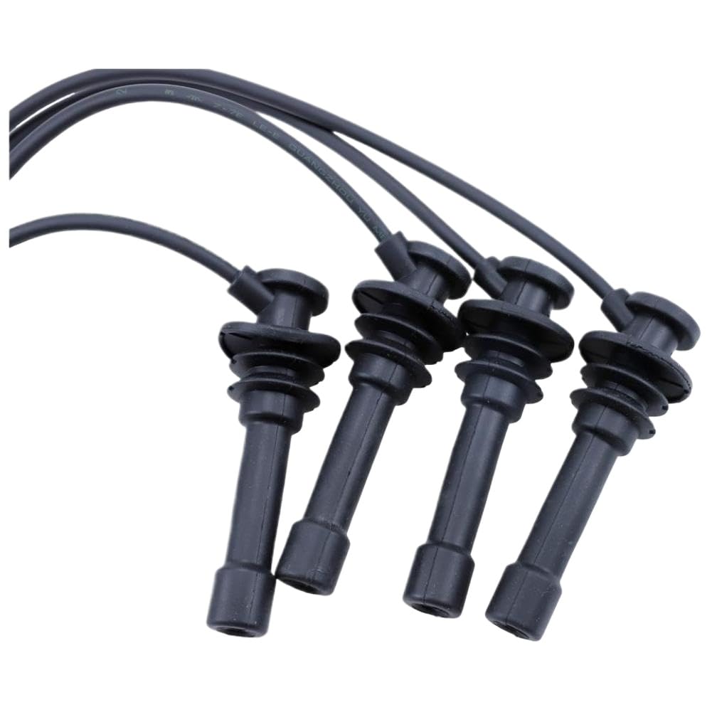Juego de 4 cables de encendido de bujía compatibles con motores EC7, EC7-RV, Emgrand, Gleagle GC7, GX7, LEVC SC7, SX7 1.5L 1.8L 2009-2011