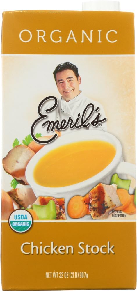 Emeril, Natural Chicken Stock, 6/32 Oz