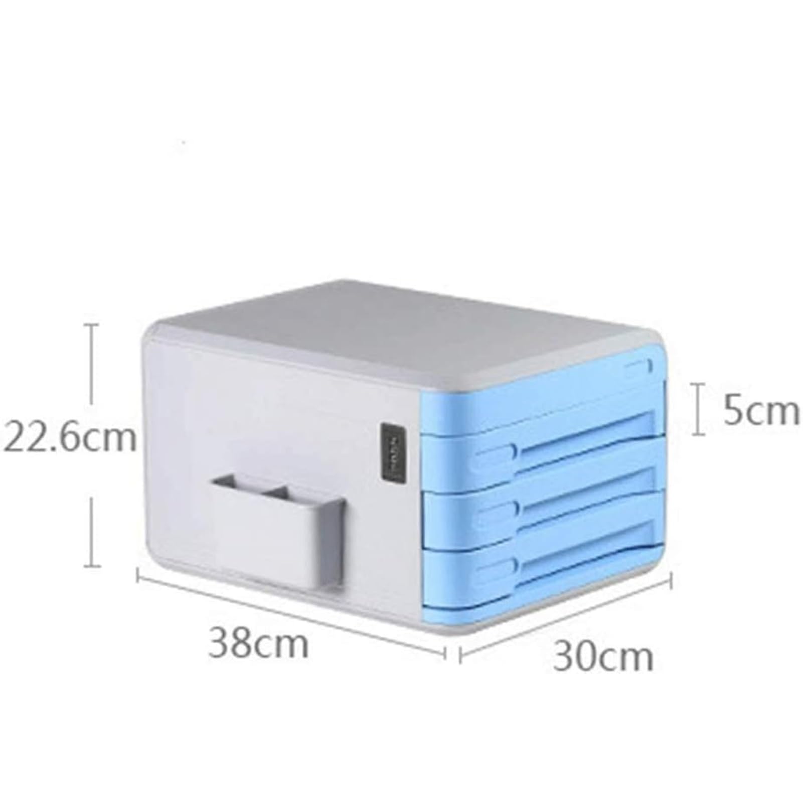 Archivador de escritorio multicapa con bloqueo de contraseña, almacenamiento seguro para documentos, suministros de oficina y papelería, ideal para uso doméstico y de oficina