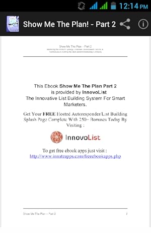 Show Me the Plan!- Part 2