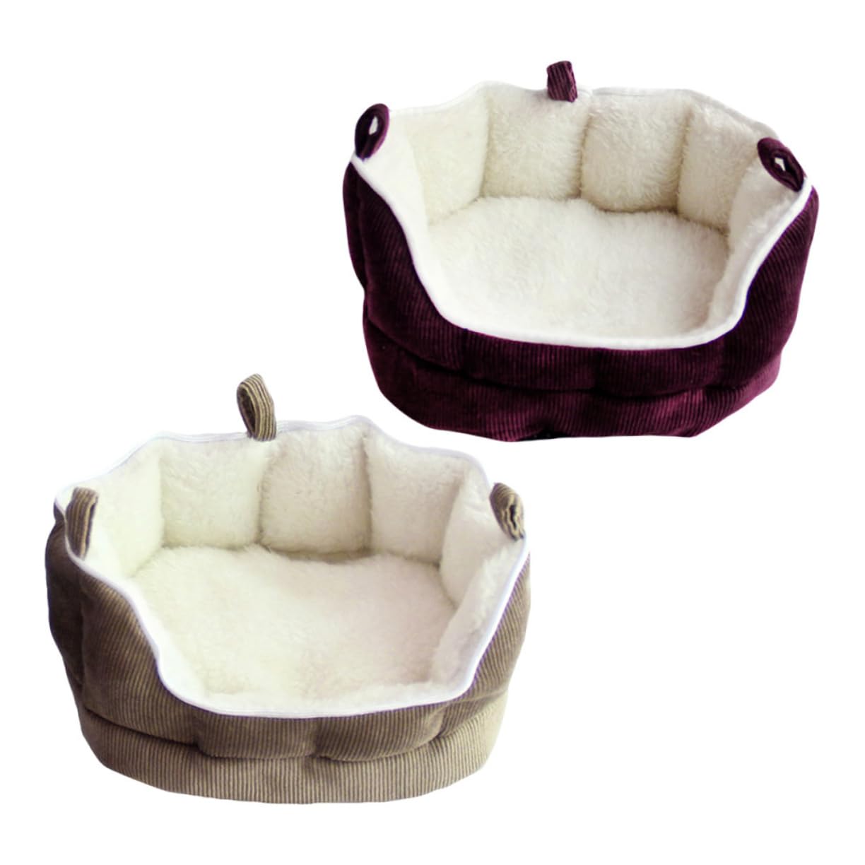 3stücke Kleintier Schlafsack Bequeme Hängematte Für Frettchen Kaninchen Meerschweinchen Hamster Und Andere Kleintiere Rote Kuschel-hausbett Für Entspannte Ruhezeiten