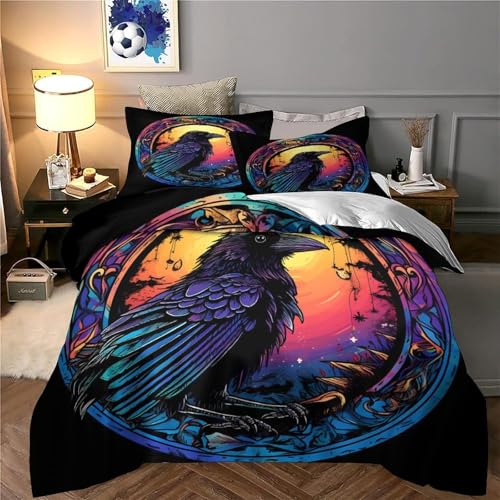 Parure de lit rat housse de couette 200x200 respirante 3D - 6