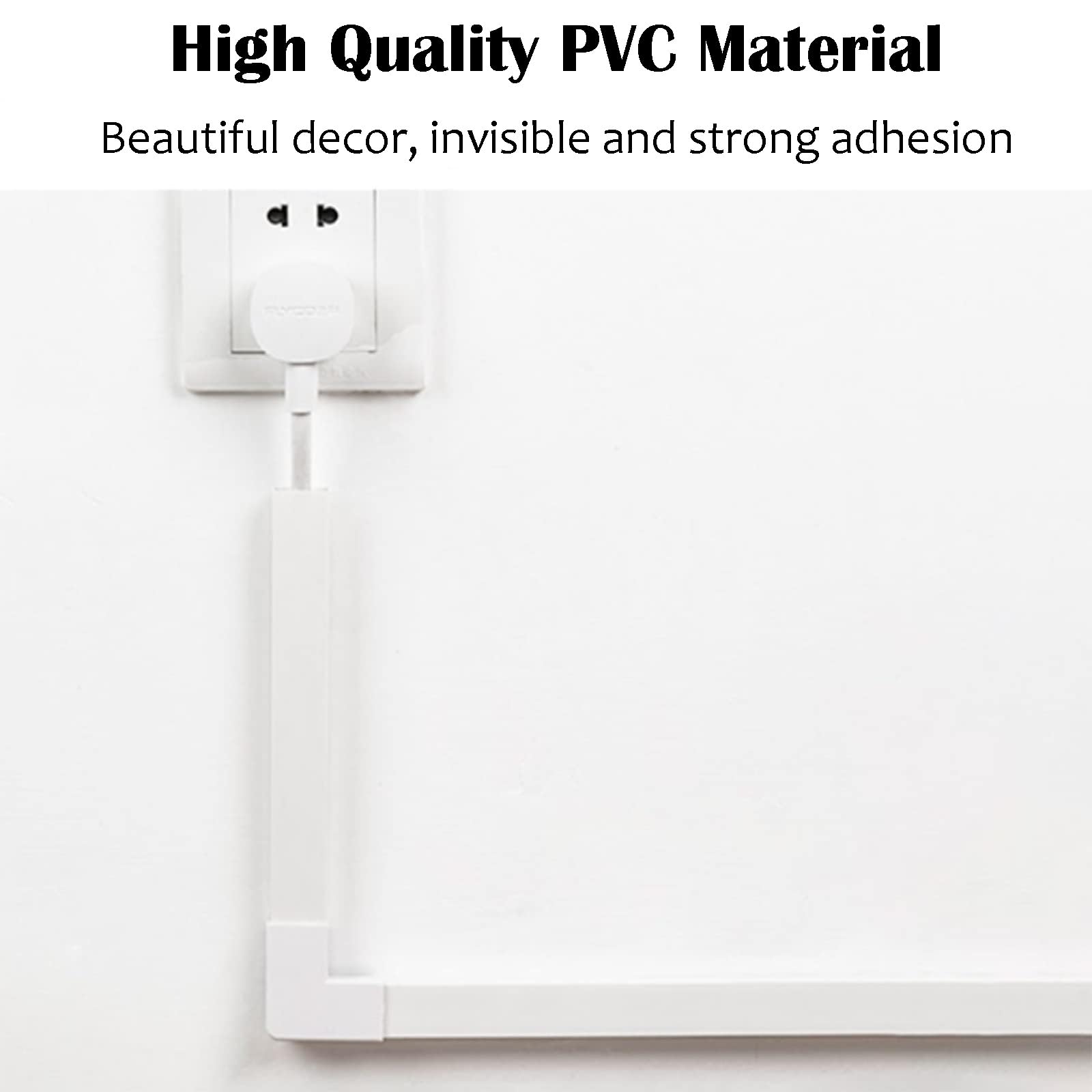 calpestabile passacavi Coprifili Per Cavi A Parete, Coprifili Autoadesivi Per Ufficio/attività/soggiorno, Copricavo TV Verniciabile, Proteggi Cavi(B- 3 PC,L W H 100cm x 39mm x 19mm)