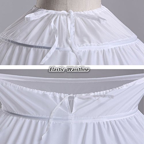 6-Hoops Hoop Skirt Crinoline Petticoat for Wedding Dress Crinoline Underskirt Ball Gown Petticoat for Women3
