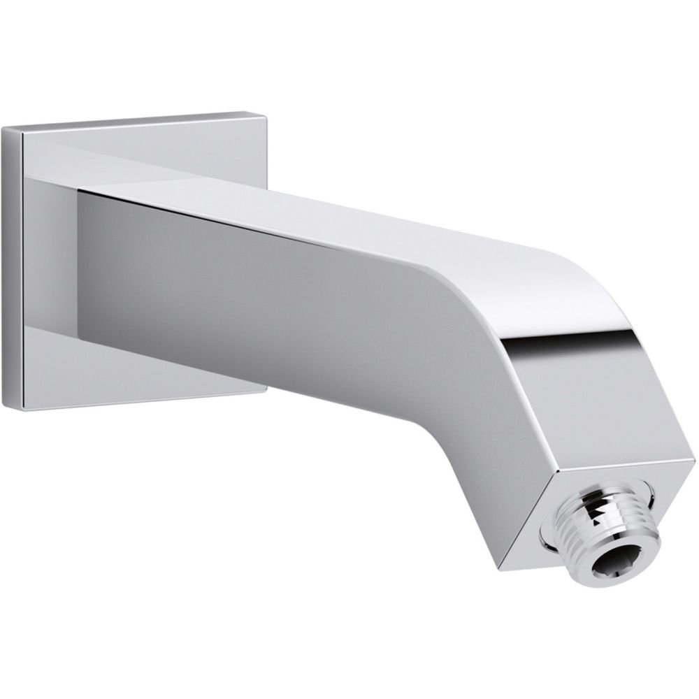 Brazo de ducha Kohler Loure K-99690-CP para corregir la distancia del rociador a la pared