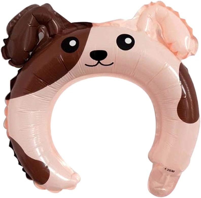 Amosfun Animal Headband Balloon Cartoon Dog Head Foil Balloon for Kids Boy Girl Birthday Party Favor Supplies