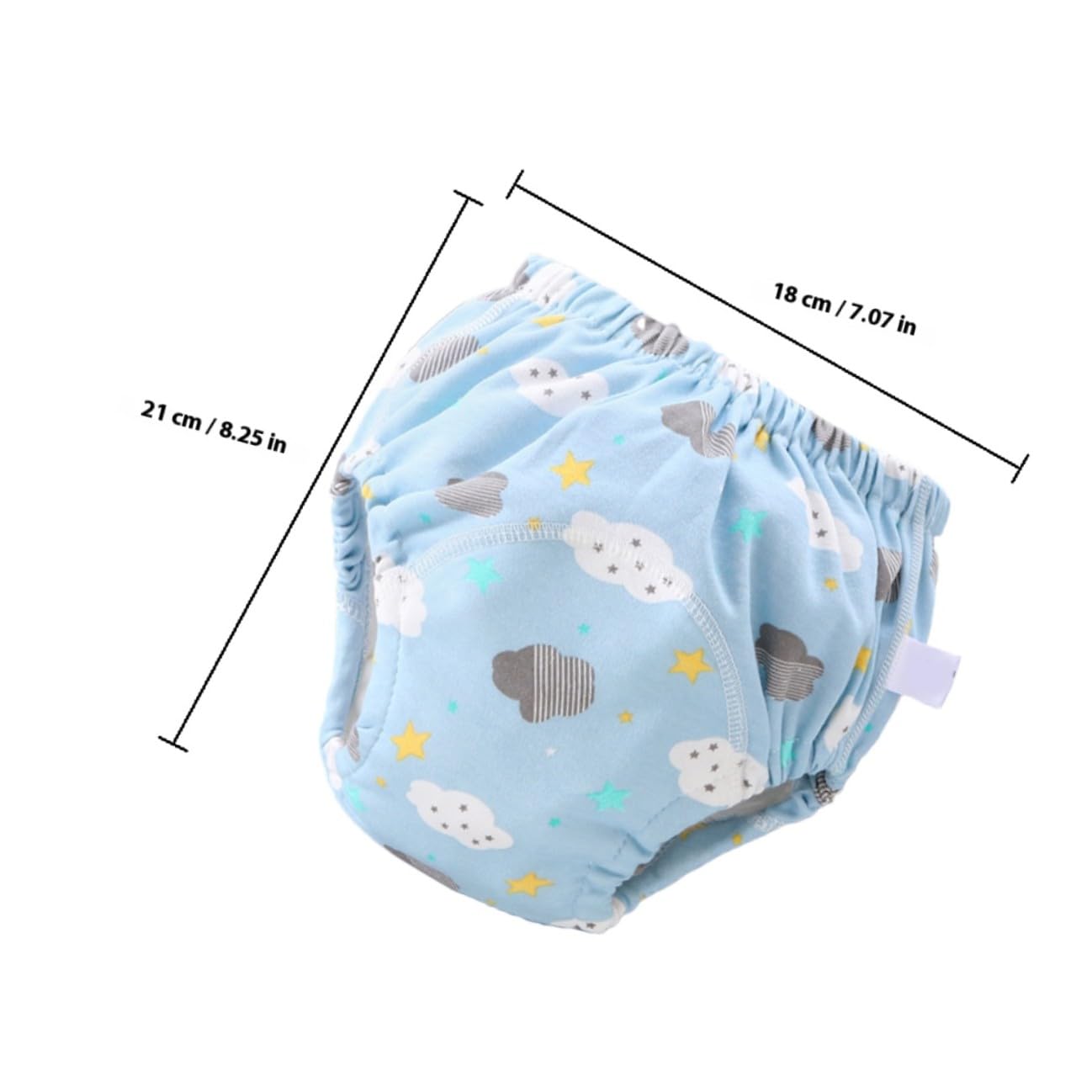 ibasenice Culottes D’apprentissage Respirantes et Anti-fuite Lot de 6 pour Bébé en Coton 8-12kg, pour L’apprentissage Propreté