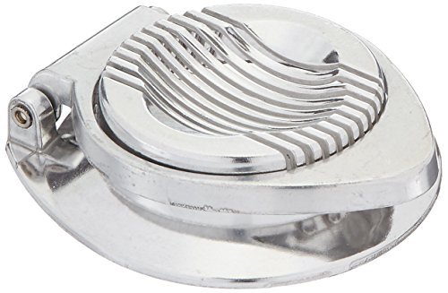 Egg Slicer for Hard Boiled Eggs, Strawberry, Tomato, and Mushroom - Stainless Steel Wire, Multipurpose Cutter and Dicer Aluminum Cast Frame