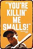 CARNIBELLE You're Killin' Me Smalls Vintage Metal tin Sign Humor Word Poster Wall Man Cave Bar Art Signs Funny Garage Home Restaurants Cafes Retro Decor Metal Wall Plaque 8x12 Inches