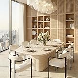 chaises scandinave pas cher gifi 【ERGONOMIE INNOVANTE】- Le dossier incurvé et les accoudoirs sont conçus selon les principes ergonomiques. Le dossier semi-enveloppant, avec sa forme creuse, est respirant et s'adapte à la morphologie humaine, réduisant ainsi la fatigue lors de longues périodes d'assise
