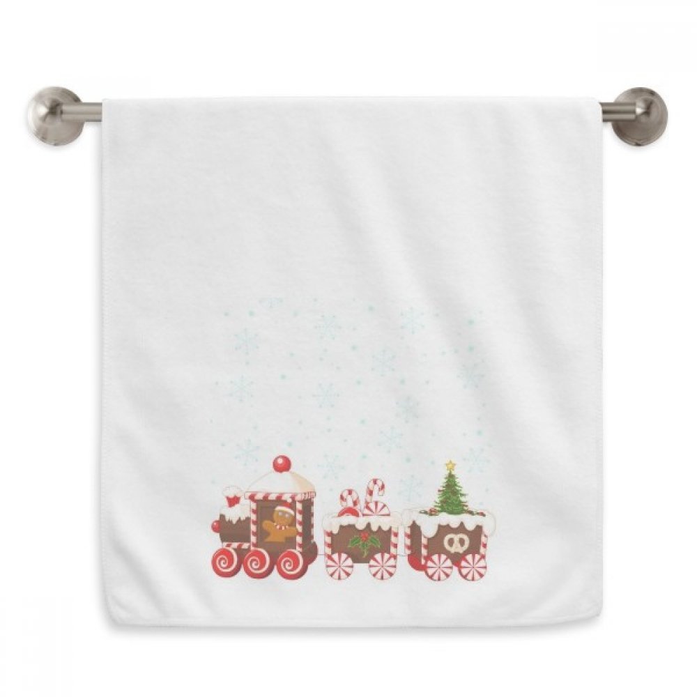 Serviettes de Noël train diadème blanc le cadeau idéal pour le linge de maison
