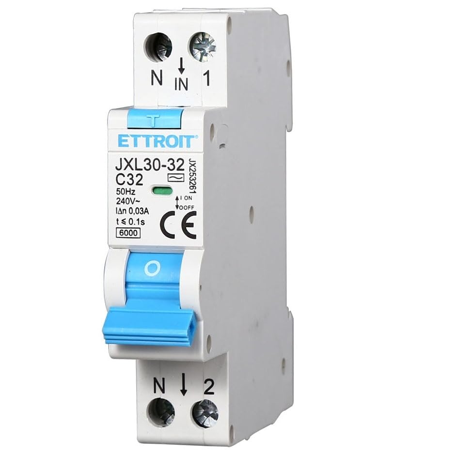 Interrupteur magnétothermique différentiel contre surcharges 30mA