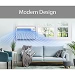 LG 8,000 BTU Window Air Conditioner, 115V, Cools 340 Sq.Ft. for Bedroom, Living Room, Apartment, Quiet Operation, Electronic Control with Remote, 3 Cooling & Fan Speeds, Auto Restart, White - Image 4