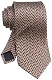 Ctskyte Mens Brown Weave Silk Ties Fashion Vintage Jacquard Woven Wedding Holiday Prom School Neckwear Cravat