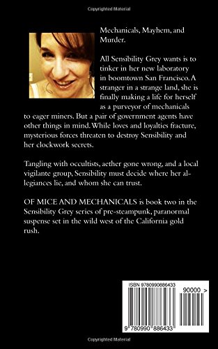 Of Mice and Mechanicals: A Steampunk Novel of Suspense: Volume 2 (Sensibility Grey) steampunk buy now online