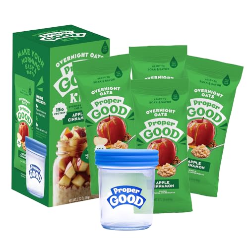 Proper Good Apple Cinnamon Overnight Oats kit - Delicious Healthy