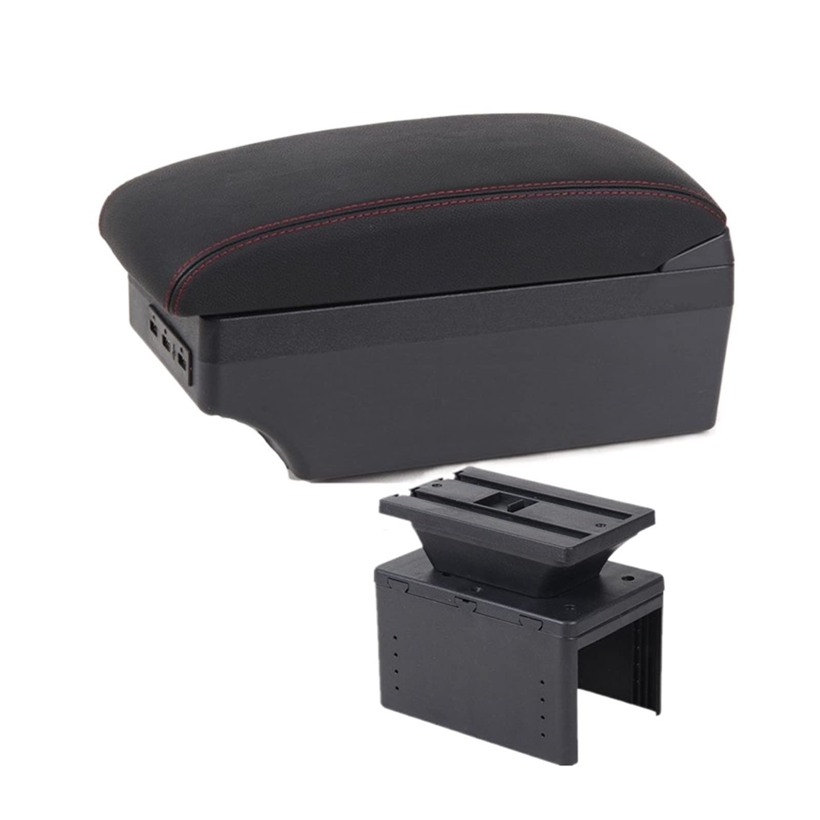Baiqimv For Hyundai I20 2021 2022 Armrest Box Car Armrest Box Interior Parts Center Console Box Accessories With USB(C1 7 USB)