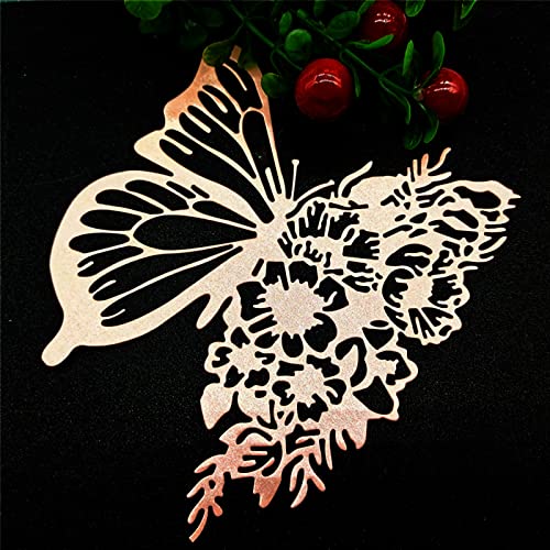1pcs Mariposa Troqueles Corte Metal,troqueles de corte mariposa,troqueles corte metal,Para Diy Scrapbooking áLbum DecoracióN Manualidades Diy DecoracióN Regalo(13,2*15,2 cm) Cover