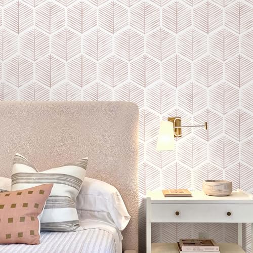 Image of MelunMer Modern Peel and Stick Wallpaper Boho Contact Paper 17.3''x393''