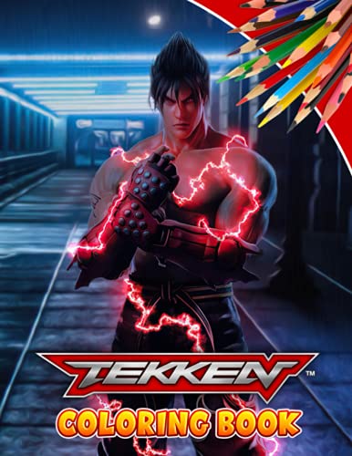 Tekken coloring book: The book is a great gift for fans of all ages to help relieve fatigue, improve creativity.â€“ 50+ GIANT Great Pages with Premium Quality Images.
