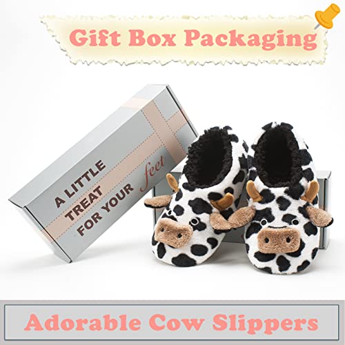 Image of The Metluks Animal Slippers for Women Kids and Toddlers Fuzzy Warm Soft Sole with Non Slip Grippers