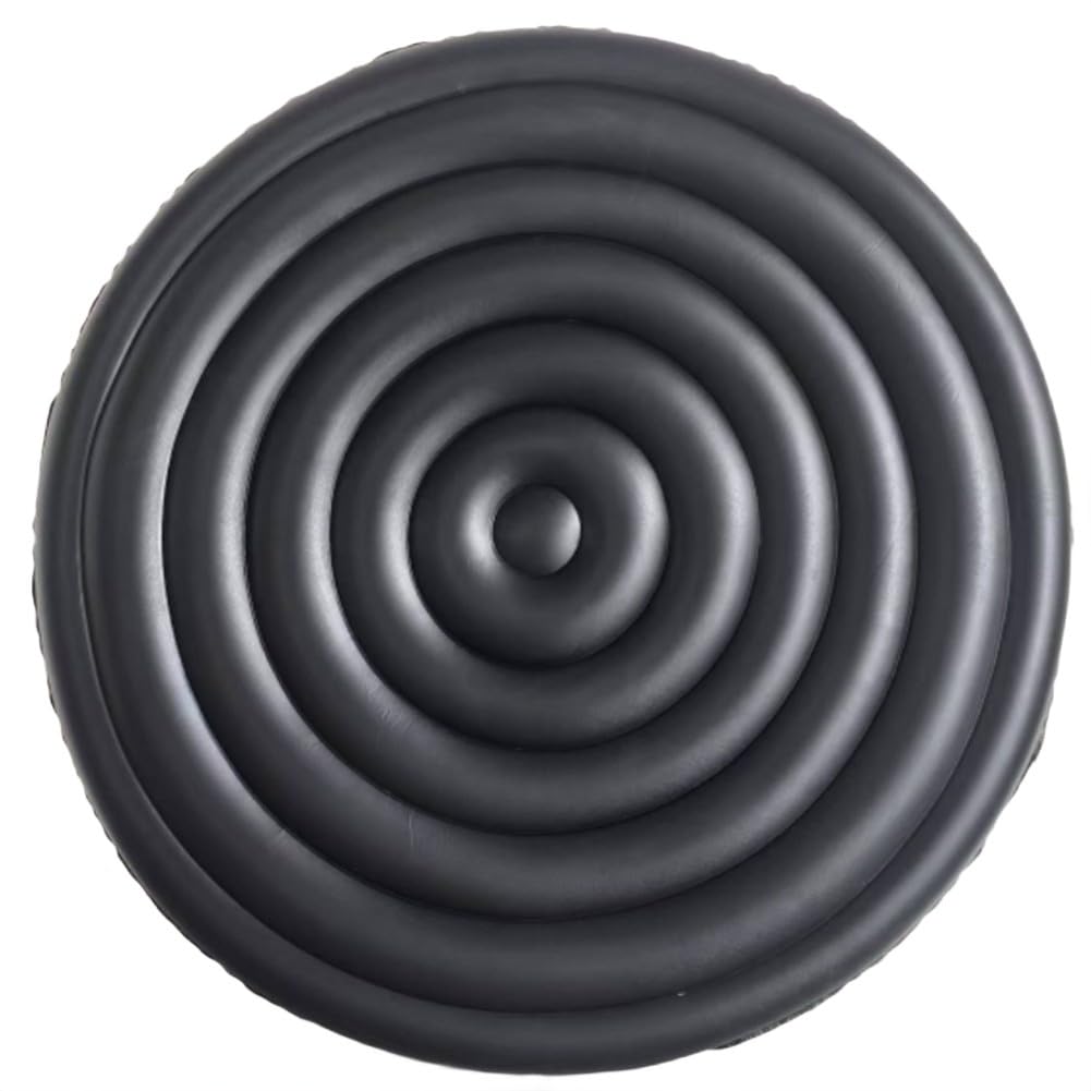 Housse de Spa Gonflable pour Couvercle Rond Réglable en PVC Thermique Couverture Isolante pour Extérieur Protection contre les intempéries Noir 180 cm