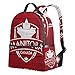 Manitoba Province Canada Ahornblatt-Flagge, Unisex-Rucksack aus Segeltuch für Schule und Studenten