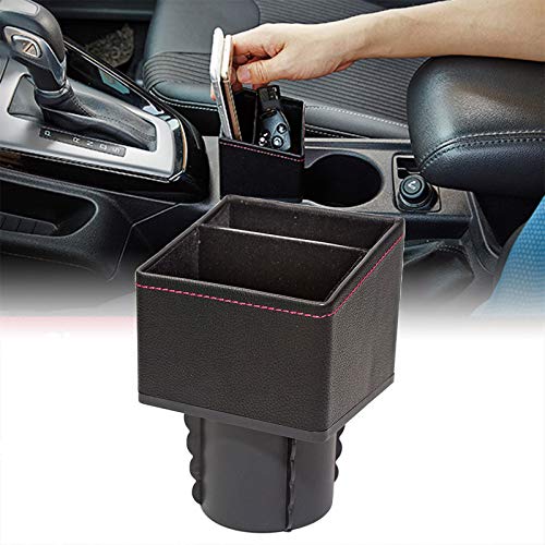 Auto Getränkehalter Für Sitzlücken - Tragbarer Cup Holder Aus Leder