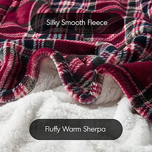 Degrees of Comfort Hoodie Blanket | Soft Microfiber Fleece and Fuzzy Sherpa Wearable Blanket - Image 6