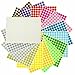1cm Gomets Colores Surtidos 5280 PCS Pegatinas Redondas colores, 16 Colores Gomets Circulos Adhesivos Pegatinas Circulos Colores Etiquetas Autoadhesivas 32 Hojas Pegatina Redonda Niños Diámetro 1cm