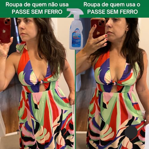 Kit Spray Para Passar Roupas Sem Usar o Ferro. Passe Sem Ferro Warlike