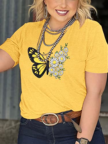 HDLTE Women Plus Size T Shirts Short Sleeve Casual Graphic Tee Tops4