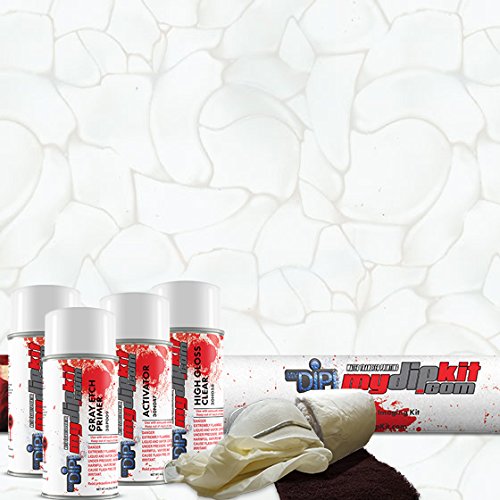 White Swirl - Hydrographics Film Kit - MyDipKit - LL-72.20 - Water Transfer Printing