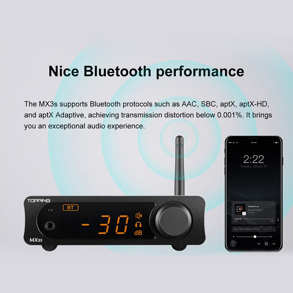 Amazon.com: Topping MX3s Headphone Amplifier HiFi DAC Amp