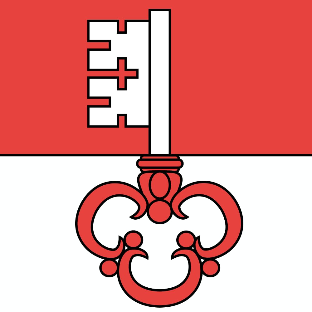 Drapeau Obwald de haute qualité | Écusson suisse 0.96m² aux finitions soignées