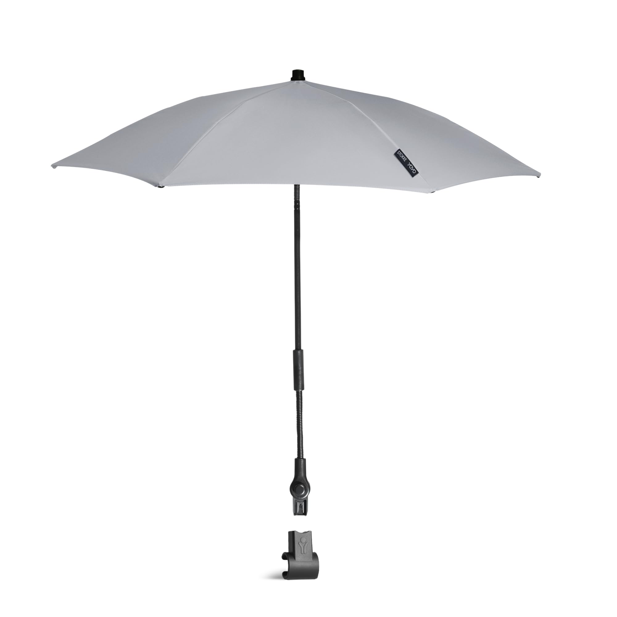 Stokke YOYO Parasol, Stone, UPF 50+ Protection, Enhanced Opacity, Use on YOYO Stroller with 0+ Newborn Pack