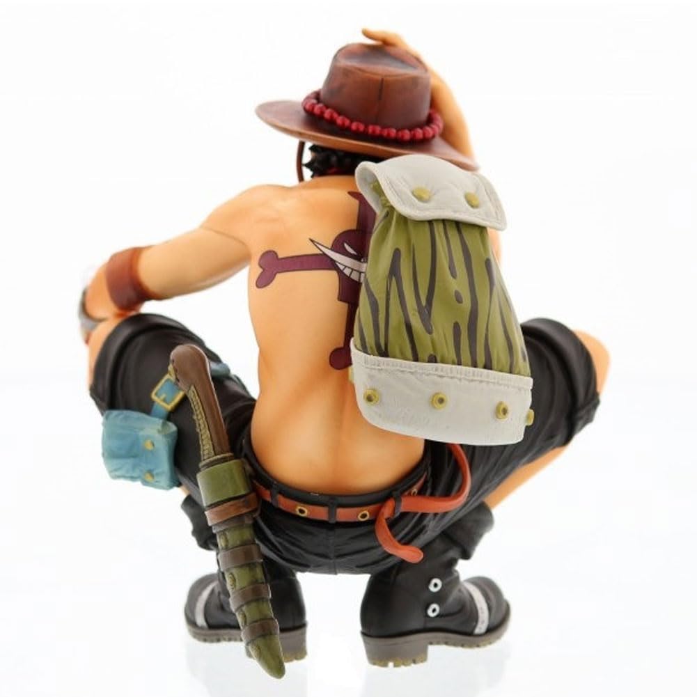 ZKTSRY Portgas · D· Figura Asso, Decorazione per la Casa Figura Anime PVC Statue Regalo Collezionabile Anime Modello Decorazione Arancione