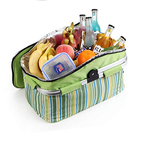 Große Kapazität Auto Kühlschrank Outdoor Picknick Korb Isolationsbox Kühlschrank Faltbarer Eisbeutel Mini-Kühlschrank