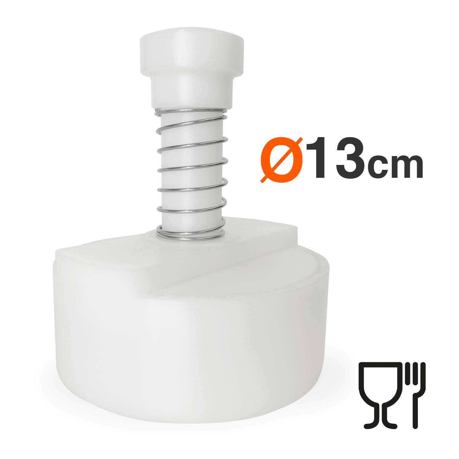 MCM Pressa Hamburger in polietilene D. 130 mm Made in Italy