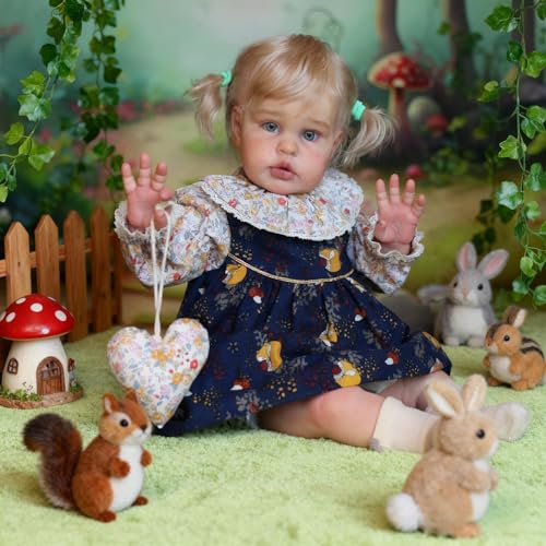 Muñeca Reborn Bebé Realista Niña 24 Pulgadas miniatura 3