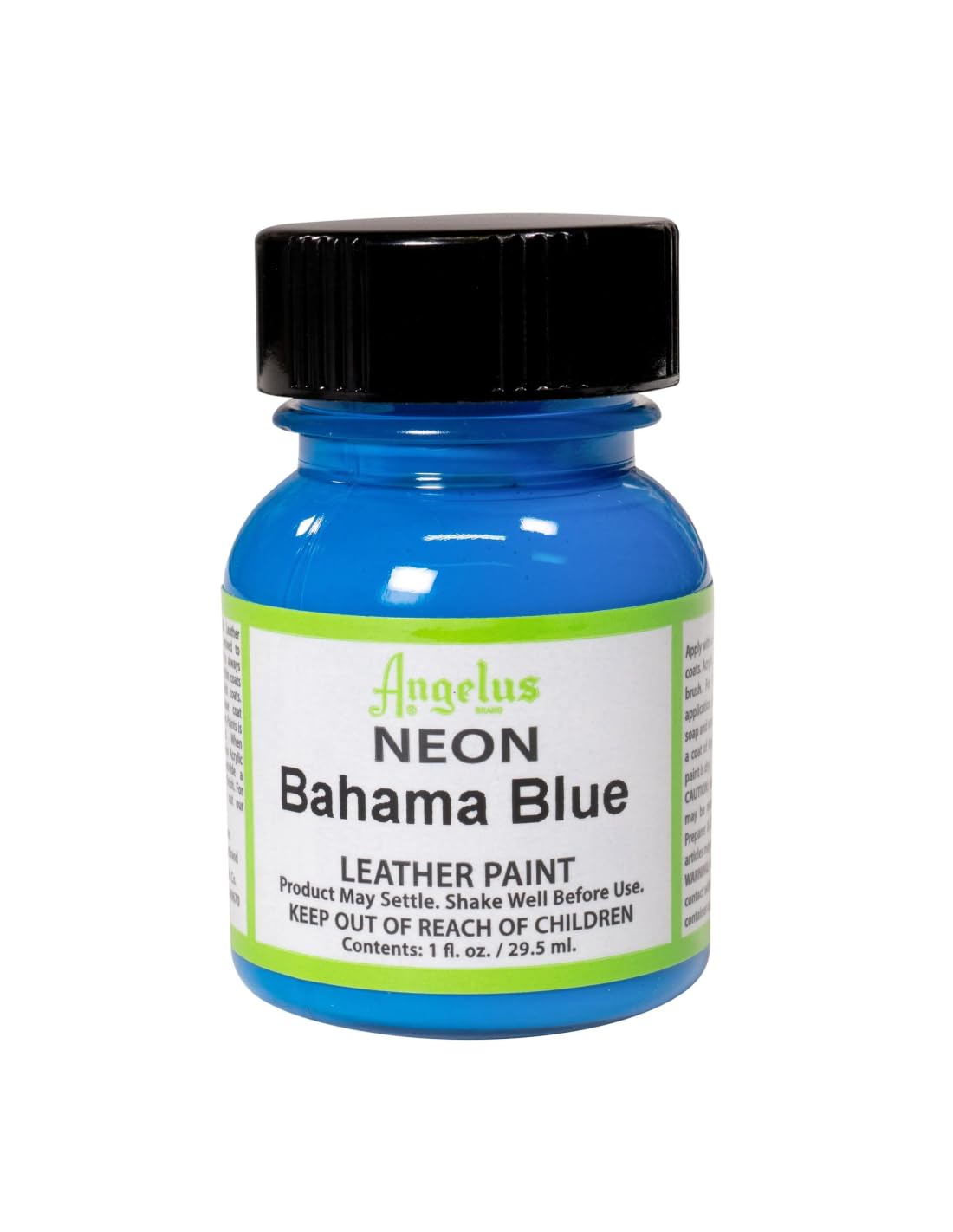 Rackhams Blue Neon Leather Paint For Sneaker Customs And Shoes 1Oz - Bahama